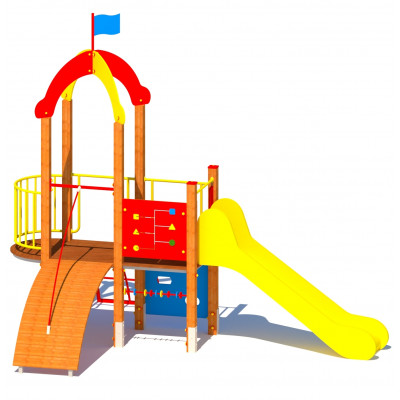 Drewniany plac zabaw dla dzieci MAK PR