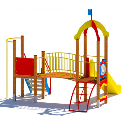 Drewniany plac zabaw dla dzieci NARCYZ PR
