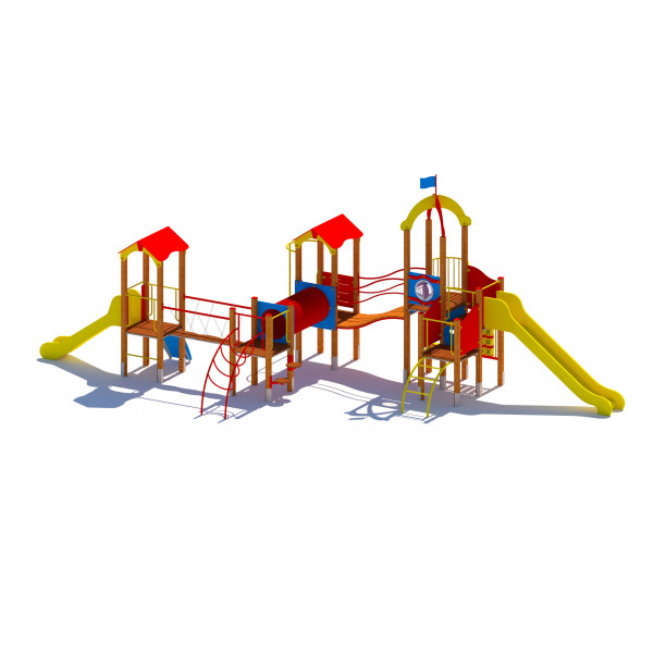 Plac zabaw dla dzieci JARZĘBINA PR - drewno klejone 