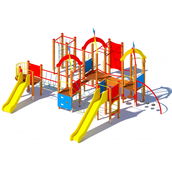 Plac zabaw dla dzieci ŻONKIL PR - drewno klejone