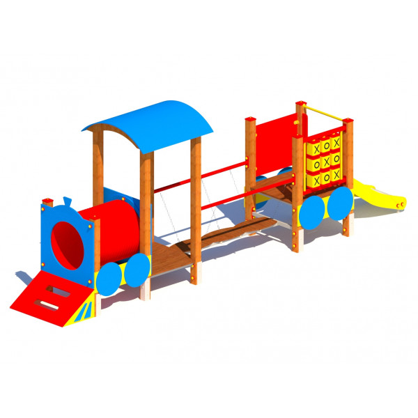 Plac zabaw dla małych dzieci WAWRZYNEK PR - drewno klejone