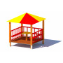 Plac zabaw dla małych dzieci ALTANKA PR - drewno klejone