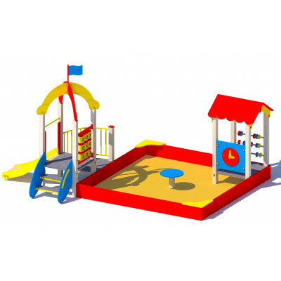 Plac zabaw dla małych dzieci WESOŁA KRAINA MT - wersja metalowa