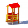 Plac zabaw dla małych dzieci DOMEK BERBERYS PR - drewno klejone