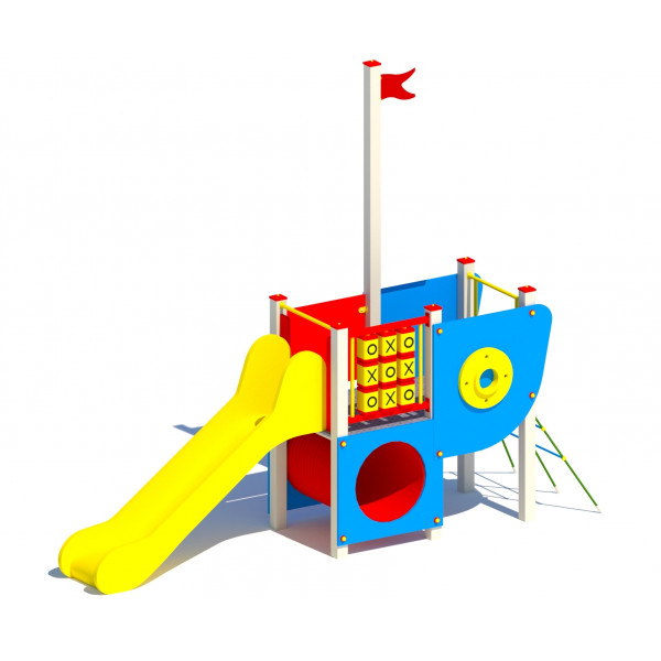 Plac zabaw dla dzieci STATEK KOLIBER MT - wersja metalowa