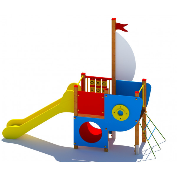 Plac zabaw dla dzieci STATEK KOLIBER PR - drewno klejone