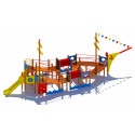 STATEK ALBATROS PR - drewniany plac zabaw dla dzieci