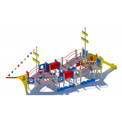 STATEK ALBATROS MT - metalowy plac zabaw dla dzieci