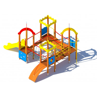 ZAMEK ORLIK PR - drewniany plac zabaw dla dzieci